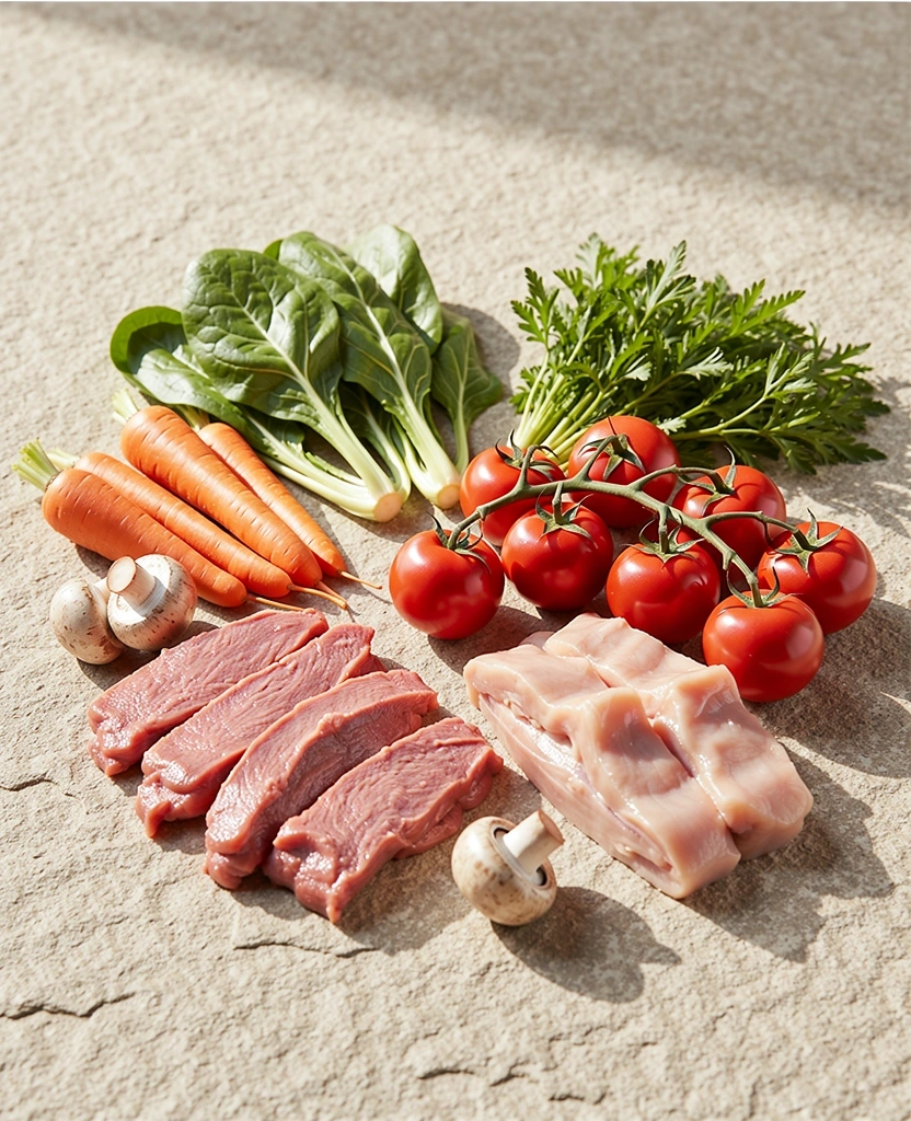 Frische gesunde Lebensmittel